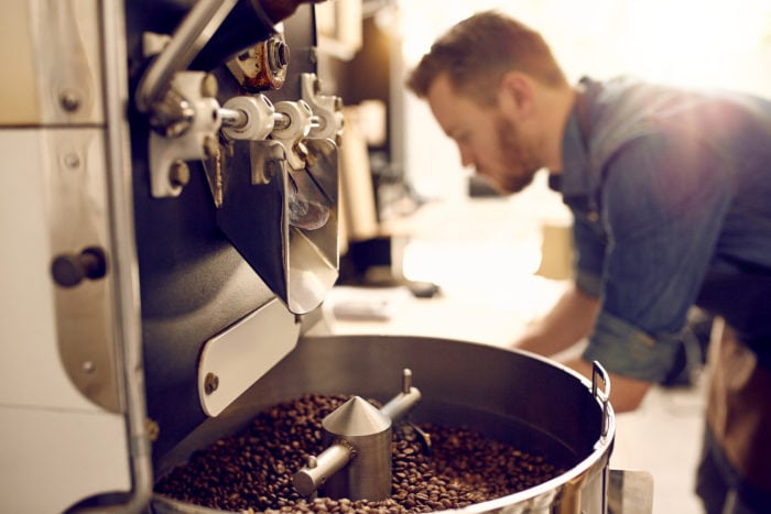 Show- Kaffee Röstung, Tag des Kaffees