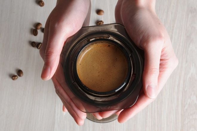 Professionelles Kaffee brühen mit der Aero Press