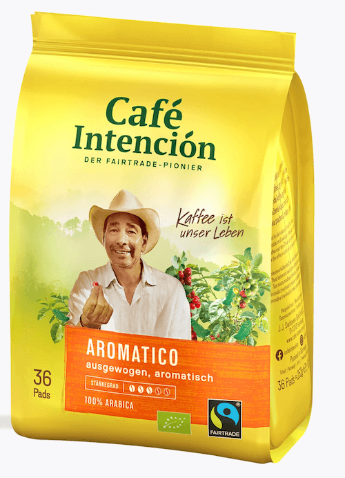Cafe Intencion Aromatico Bio Kaffeepads kompatibel