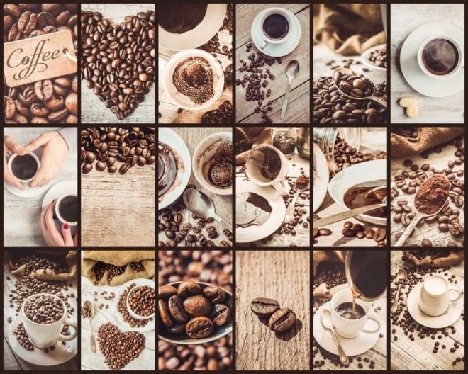 Kaffee-Collage-Craft-Kaffee