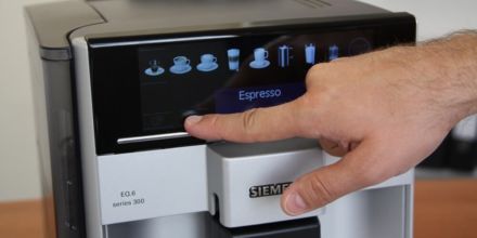 Kaffeevollautomat Siemens Display Bedienung