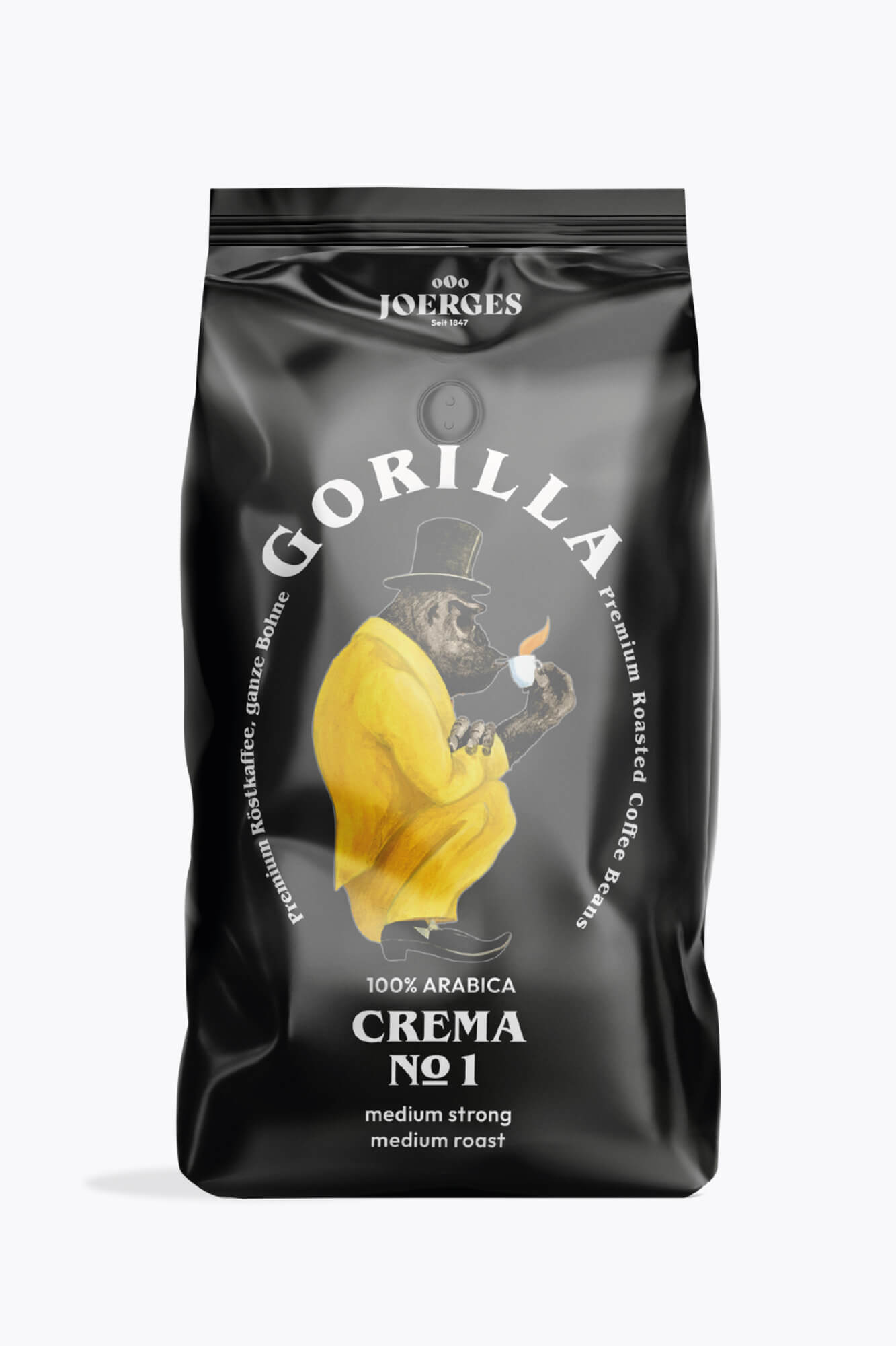 Gorilla Crema No. 1 schwarze Verpackung