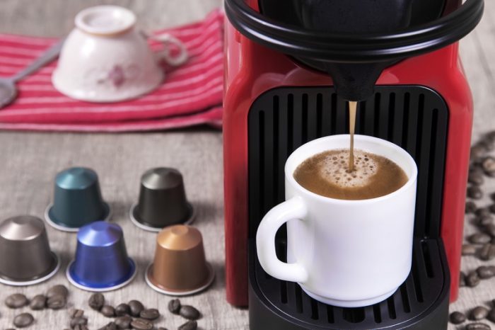 Kapselkaffee-Maschine Zubereitung