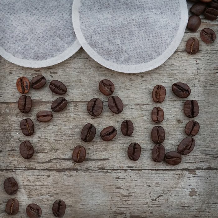 PAD mit Bohnen geschrieben
