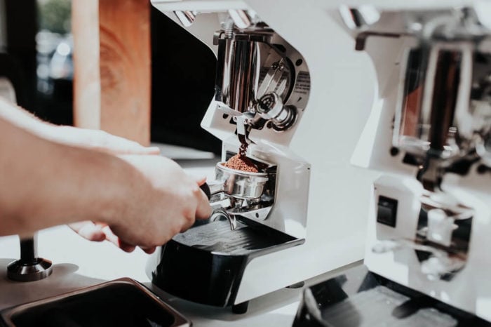 Kaffee mahlen für Siebträgermaschine