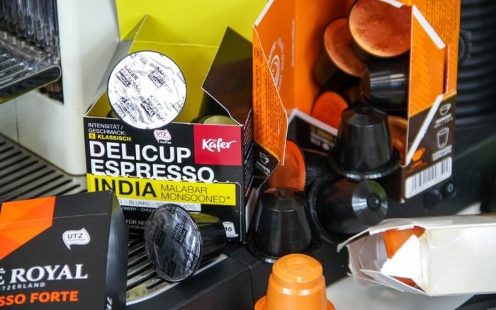 Käfer Delicup Espresso India Kapseln Packung