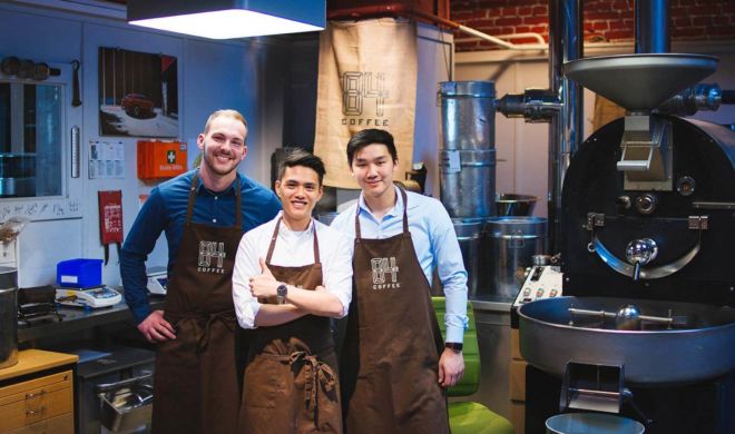 Das Team von 84 Coffee