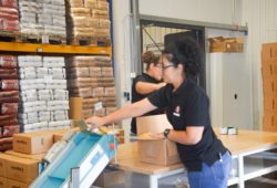 Verpackung des Kaffees