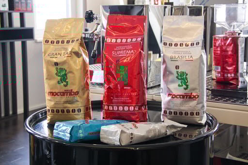 Drei Kaffeesorten von Mocambo