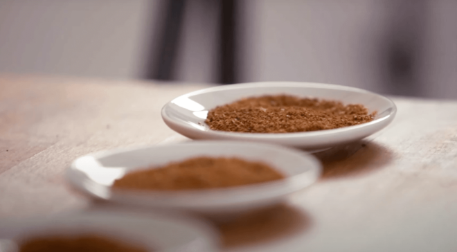 Verschiedene Mahlgrade für Kaffee