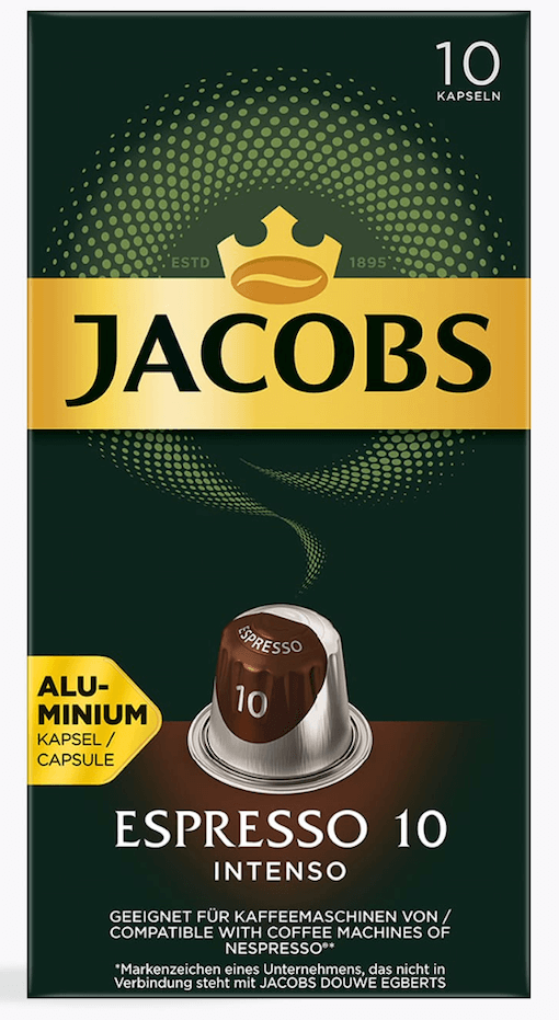 Jacobs Espresso Intenso 10 Kapseln