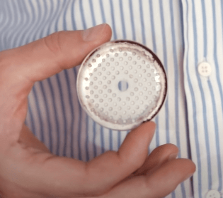 Duschsieb einer Siebträgermaschine