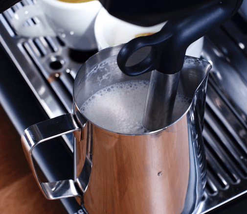 Milchsaum mit Thermoblock Siebträger