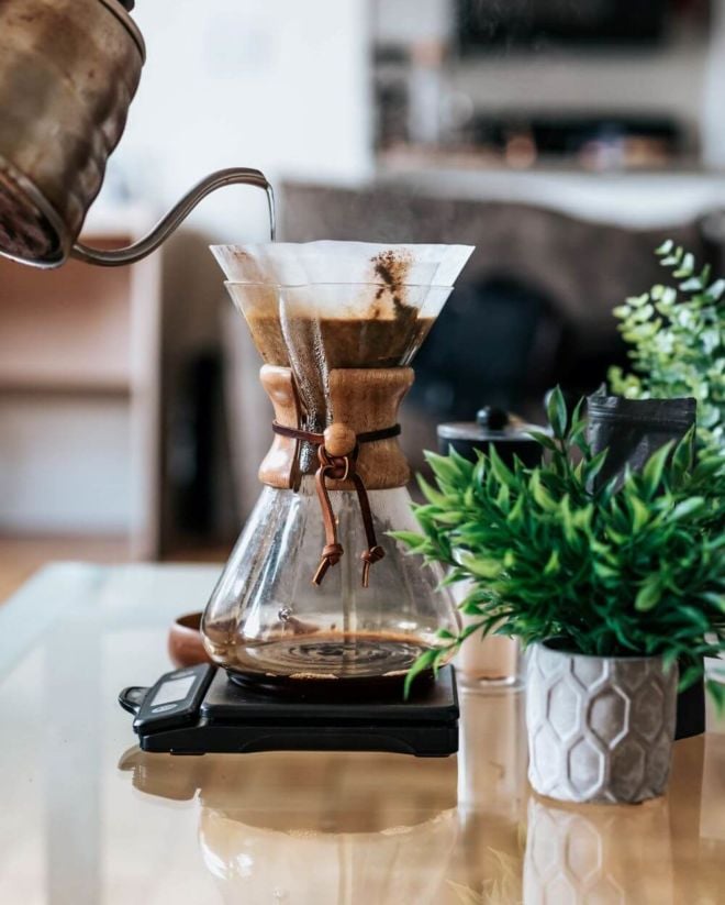 Filterkaffee in Chemex Karaffe