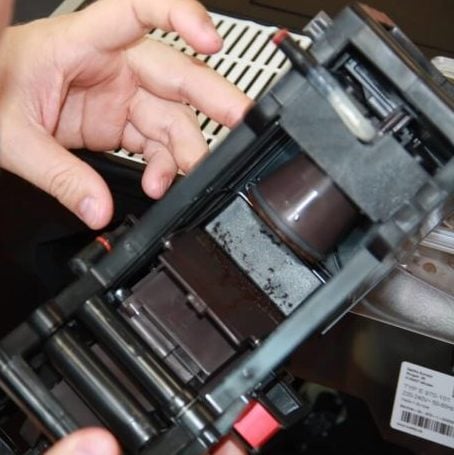 Melitta Caffeo Ci Touch Vollautomat Brühgruppe entnommen