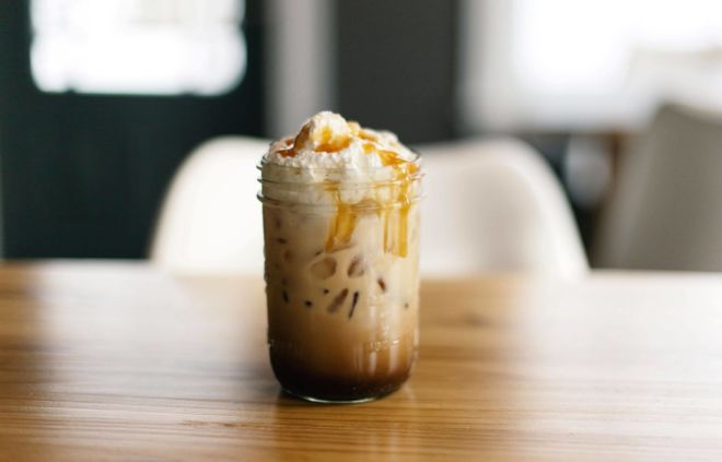 White Chocolate Mocha mit Sirup