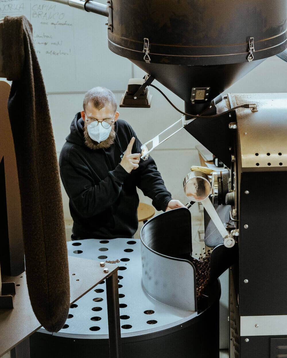 Rüstung von Kaffeebohnen bei Hoppenworth & Ploch