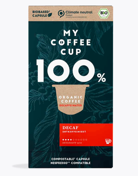 My Coffee Cup Single Origin Mexico entkoffeiniert Bio 10 Kapseln