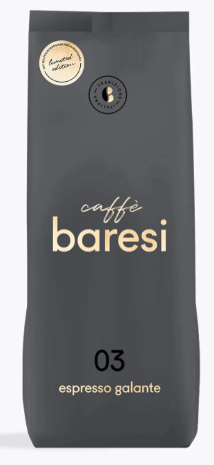 caffe baresi espresso galante in 250g packung