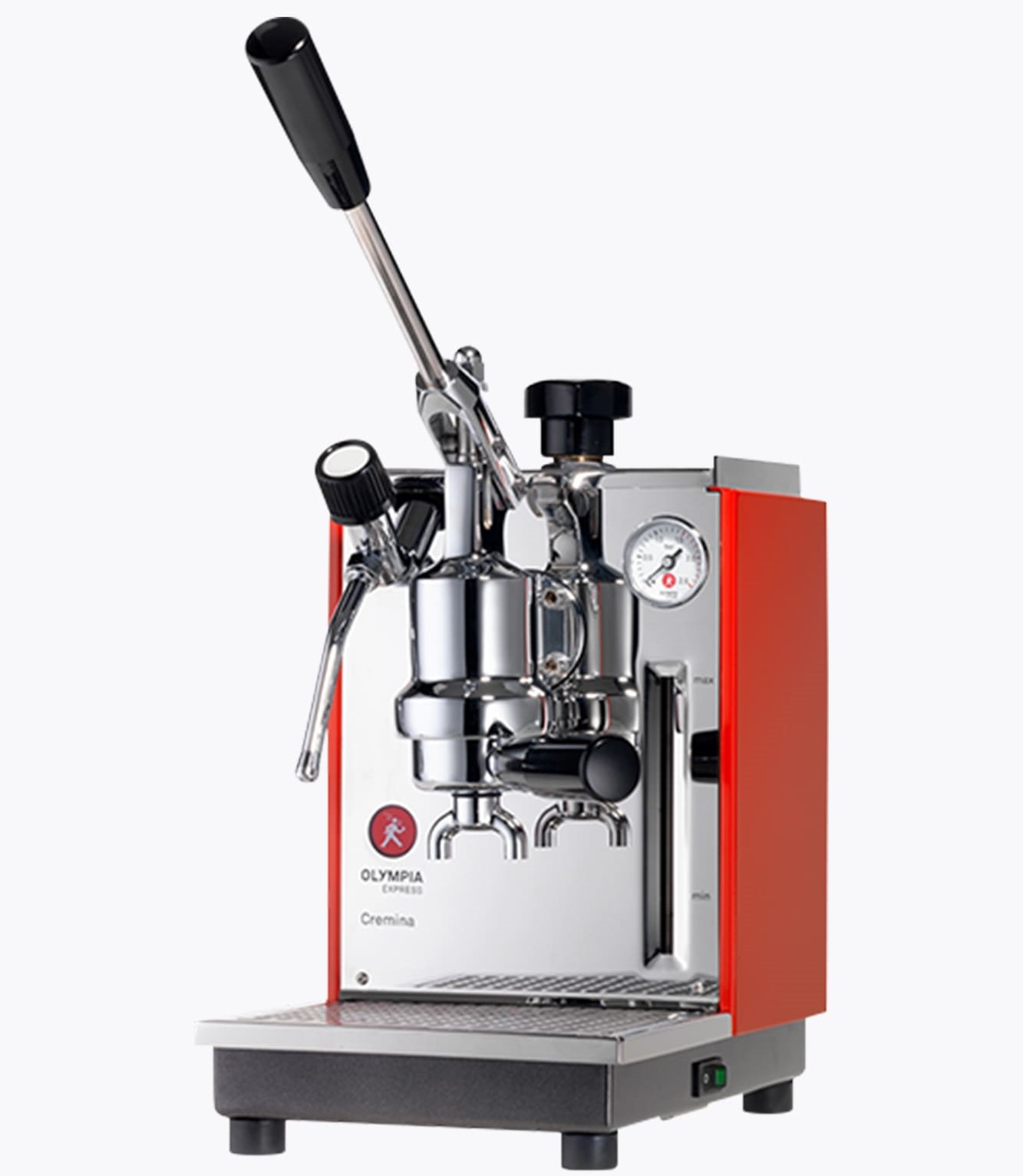 Olympia Express Handhebel Espressomaschine Cremina Rot