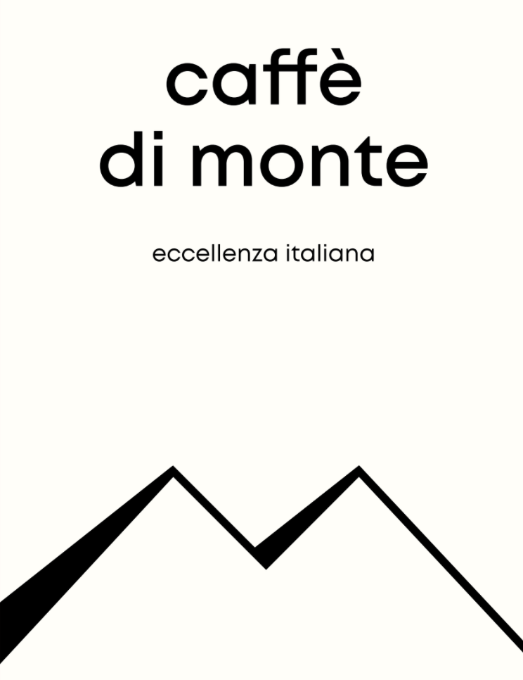 Caffè di Monte Logo mit Bergmotiv