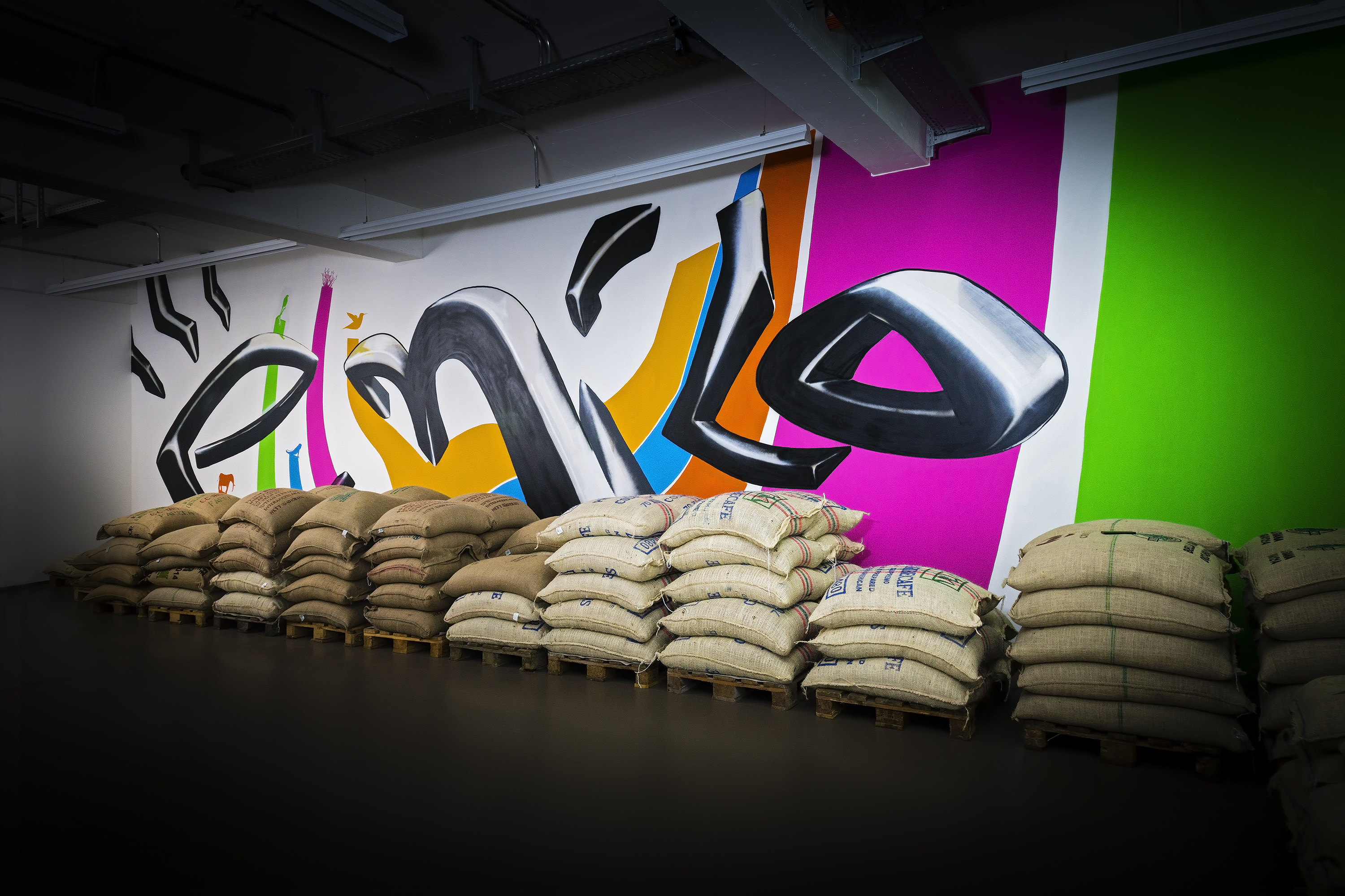 Kaffeerösterei emilo Graffiti