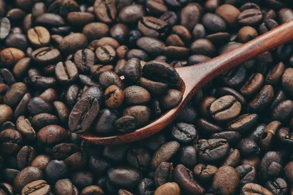 Säurearmer Kaffee Monsooned Malabar Bohnen